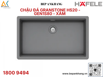 CHẬU ĐÁ GRANSTONE HAFELE MÀU XÁM HS20 - GEN1S80 570.30.500
